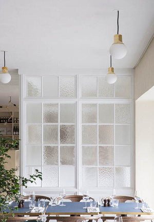 Vidrio texturizado para proyectos de interiorismo