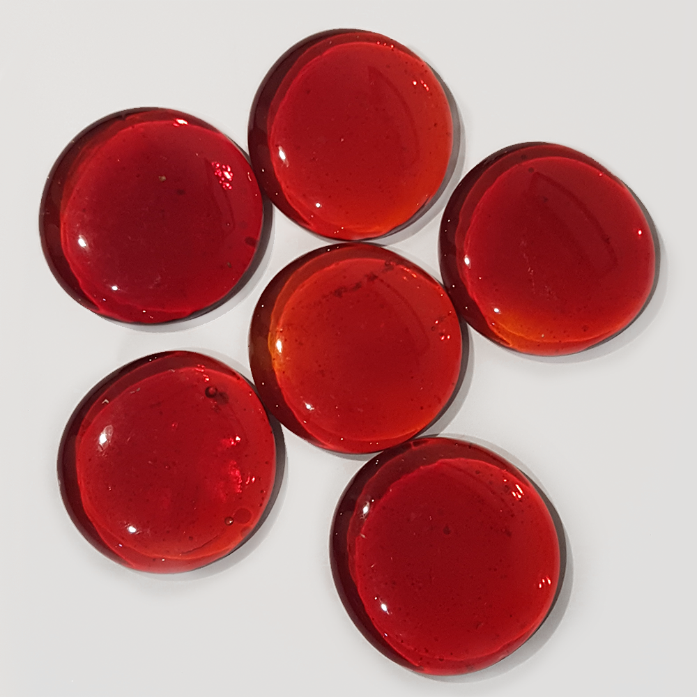 GEMA CRISTAL ROJO 30-38MM.