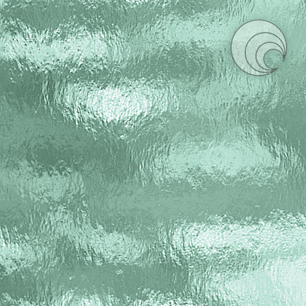 Vidrio Fusionado laminado rugoso verde mar 528-1RR-F