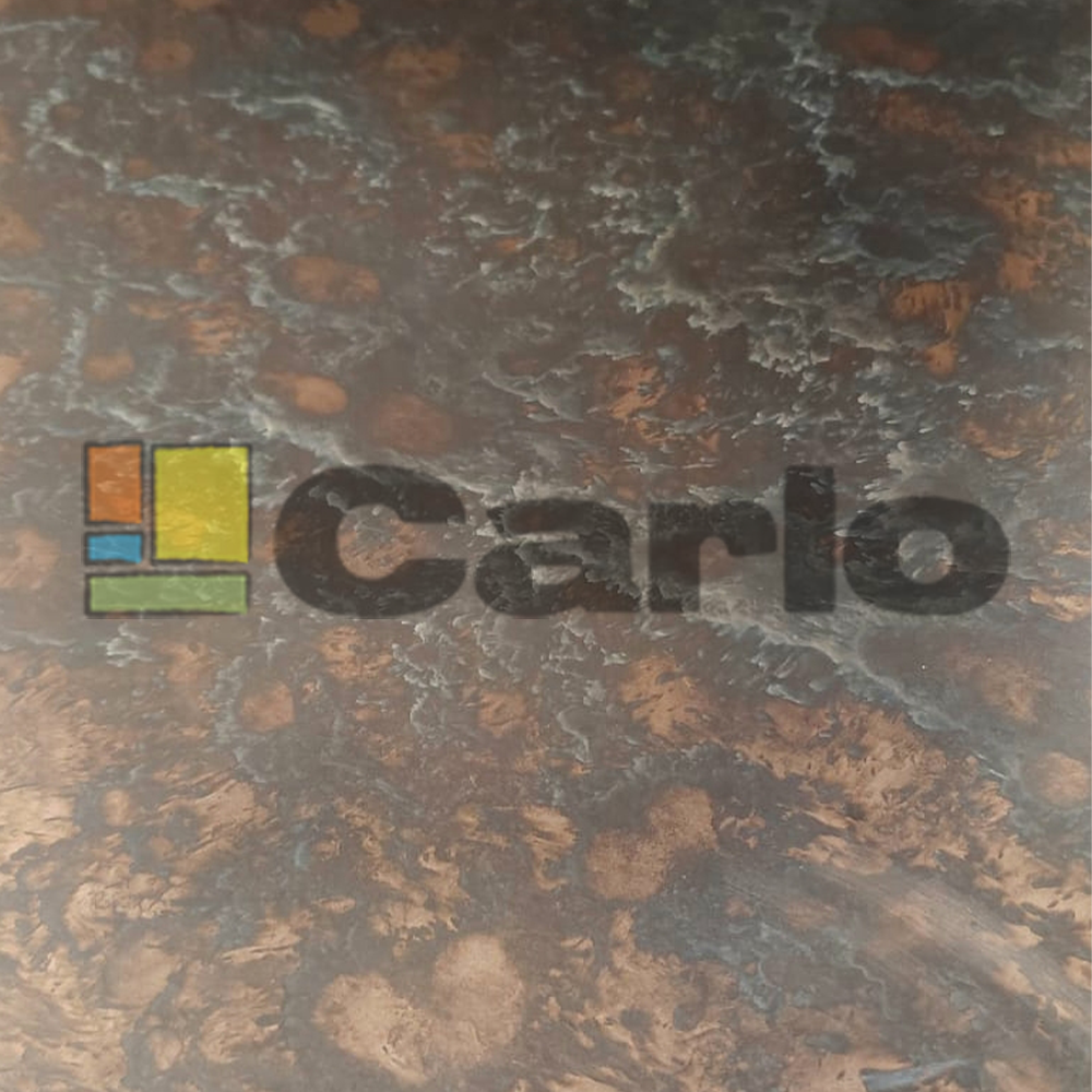 VIDRIO ESPEJO MANCHADO COLOR COBRE