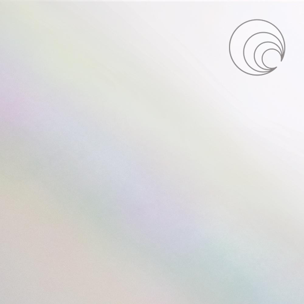 Blanco Vidrio Fusionado Opalescente Iridiscente 200S-F-IR