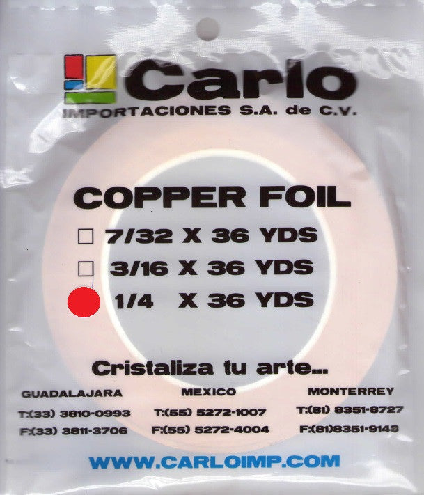 CINTA DE COBRE 1/4 CARLO