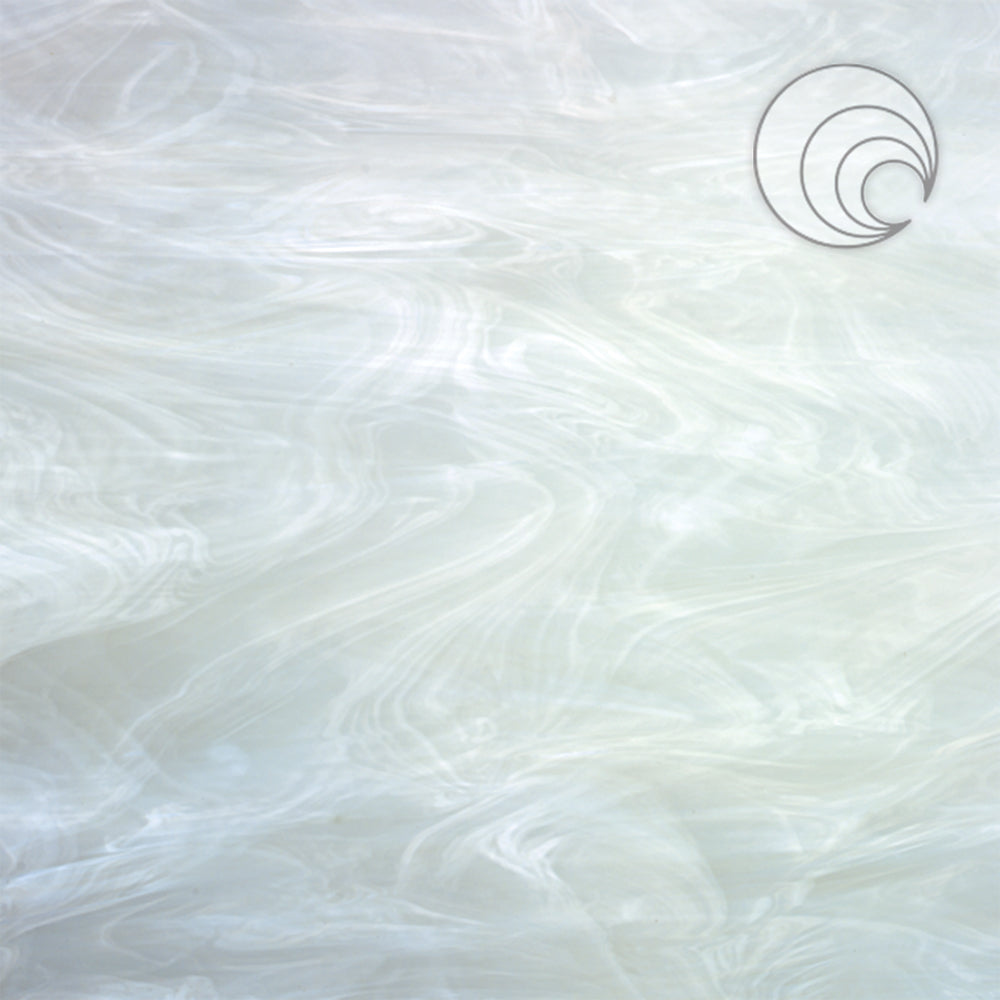Vidrio Fusionado liso blanco/transparente 305S-F