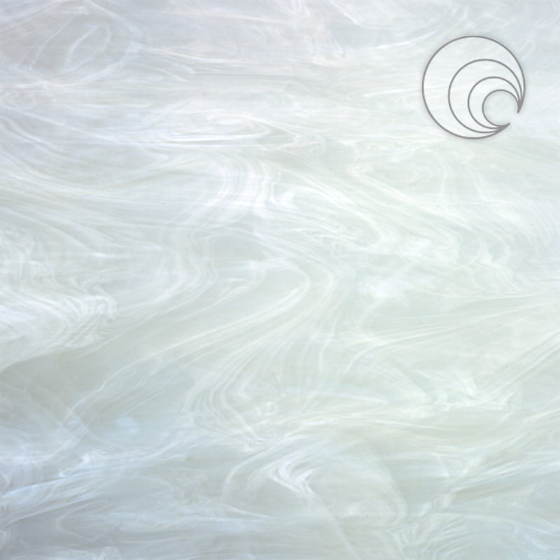 Vidrio Fusionado liso blanco/transparente 305S-F