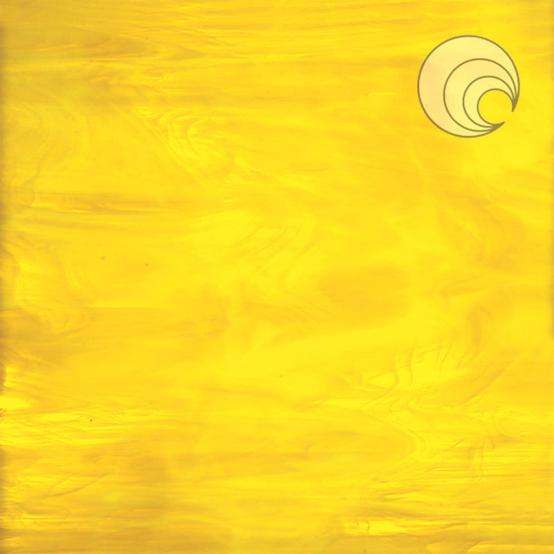 Vidrio Fusionado Liso Amarillo/Blanco 367-1S-F