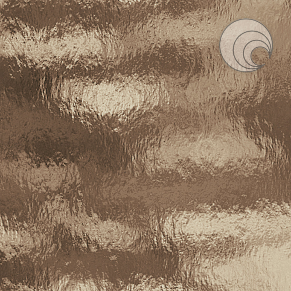 Vidrio Fusionado Laminado en Bruto de Bronce 518-1RR-F