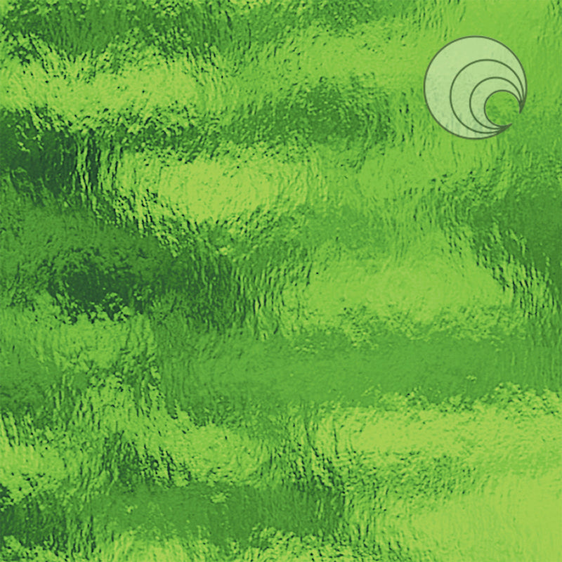 Vidrio Fusionado laminado rugoso verde musgo 526-2RR-F