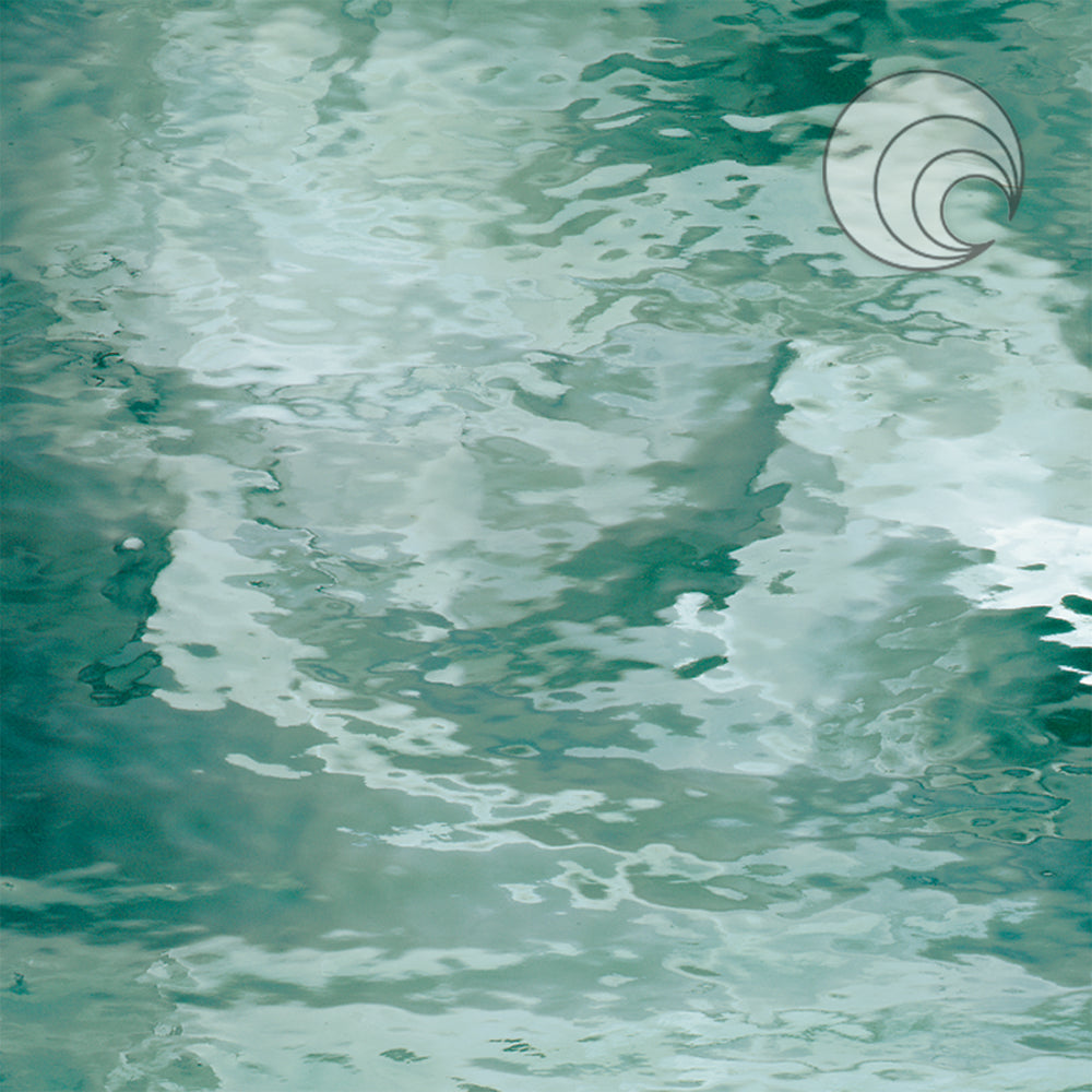 Vidrio Fusionado Waterglass® verde mar 528-1W-F