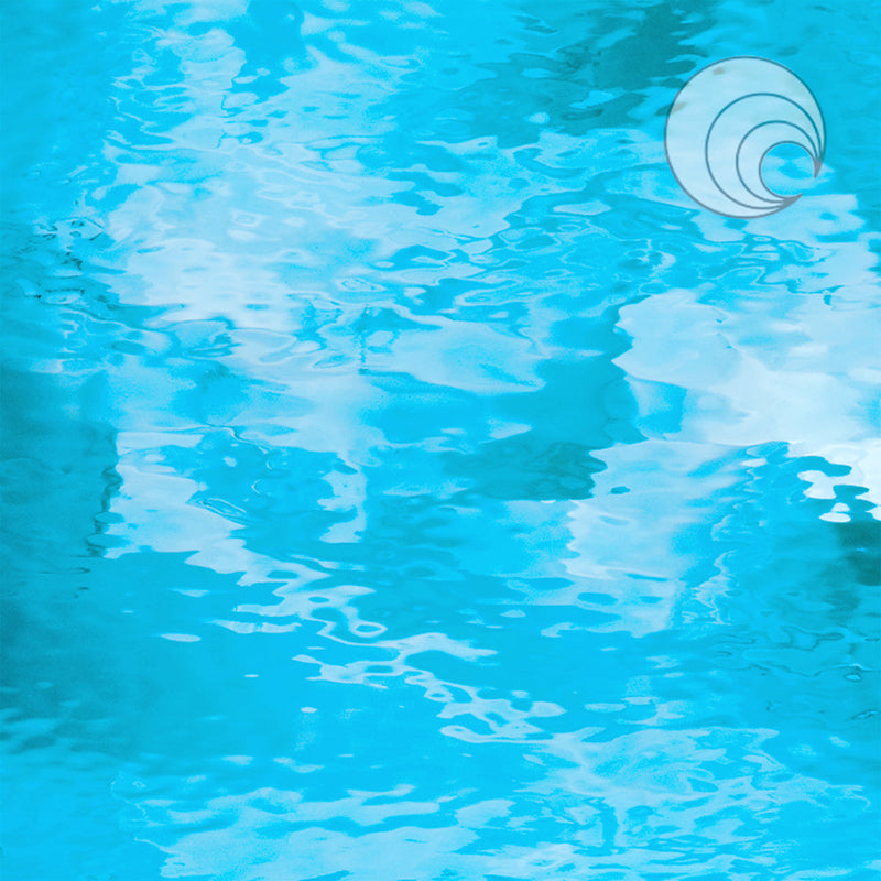 Vidrio Fusionado azul cielo Waterglass 533-1W-F