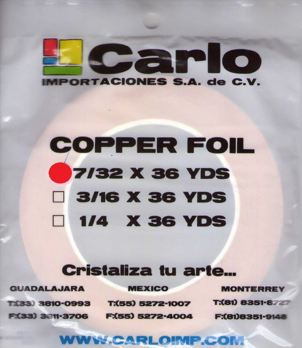 CINTA DE COBRE 7/32 CARLO